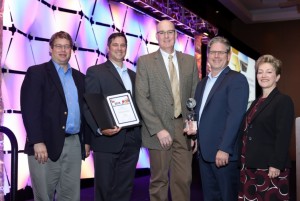 L to R: Joe Retford and Dr. Nate Eckert of Shepherd Chemical, 2016 CPI Conference Chair Walter White of BASF, Rob Hart of Shepherd Chemical, CPI Senior Director Lee Salamone of ACC